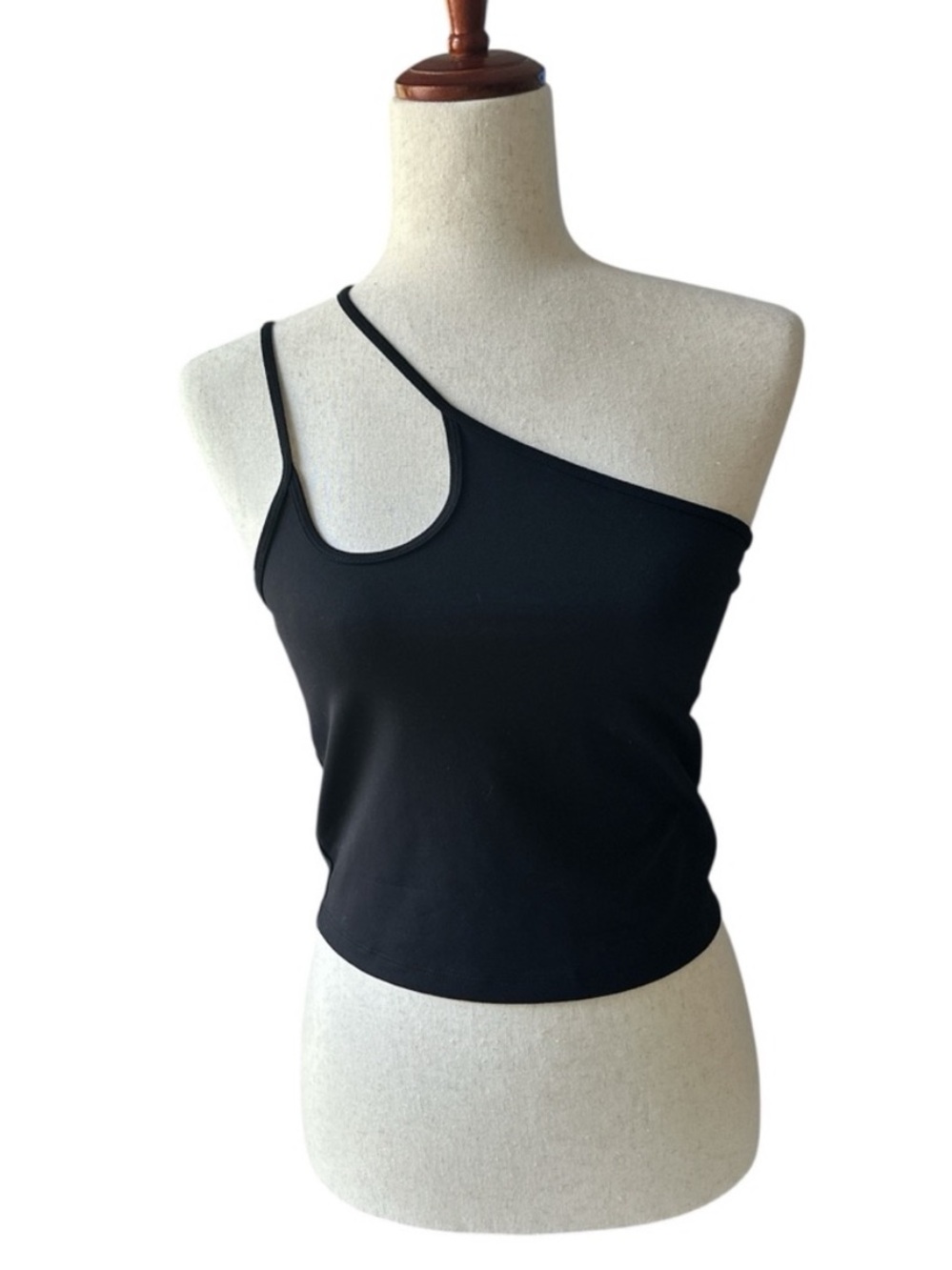 Abercrombie & Fitch Asymmetrical One-Shoulder Crop Top